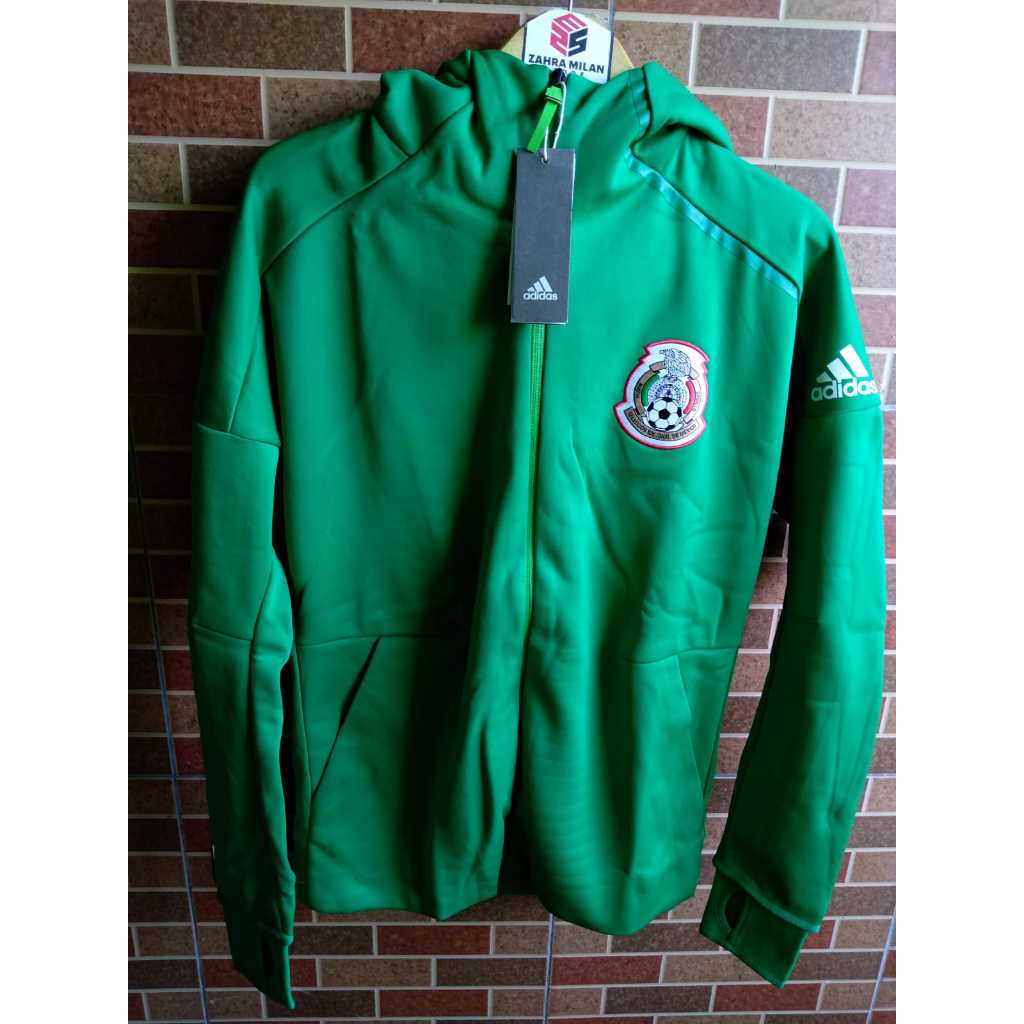 Jaket Adidas Z.N.E Mexico Green Hoodie Original