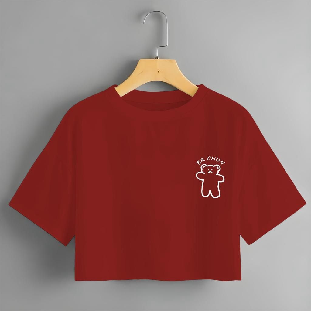 KAOS CROP TOP OVERSIZE /CROP TOP KOREA/CROP WANITA TERBARU 2023/ Kaos CROP Streetwear Oversize / Baj