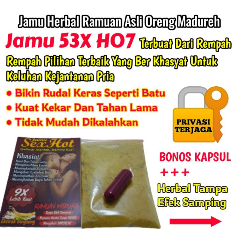 Jamu Kuat Pria Tahan Lama Herbal Ramuan Madura Asli