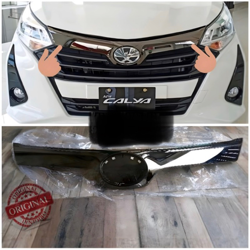 Hood moulding list kap mesin calya sigra original