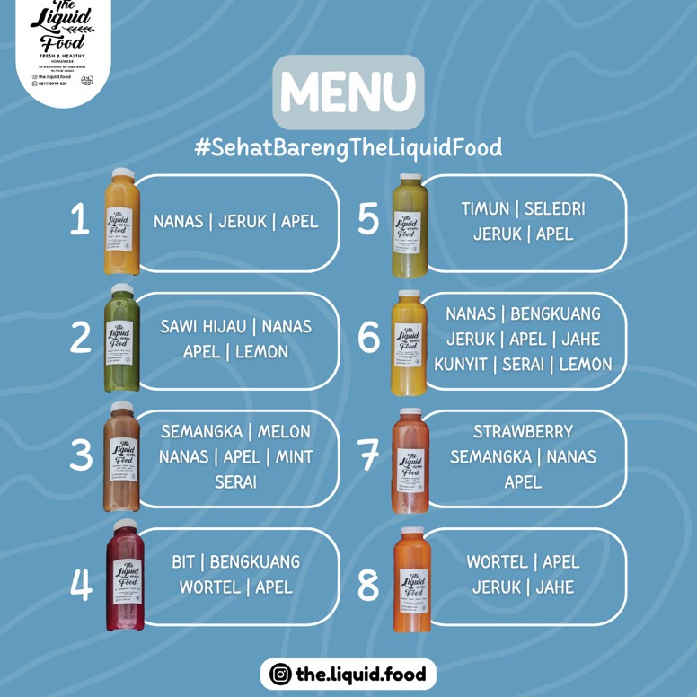 

[TGB] Coldpressed Juice 100% Buah / Sayur Jus Diet Detox Natural Kirim Sekarang