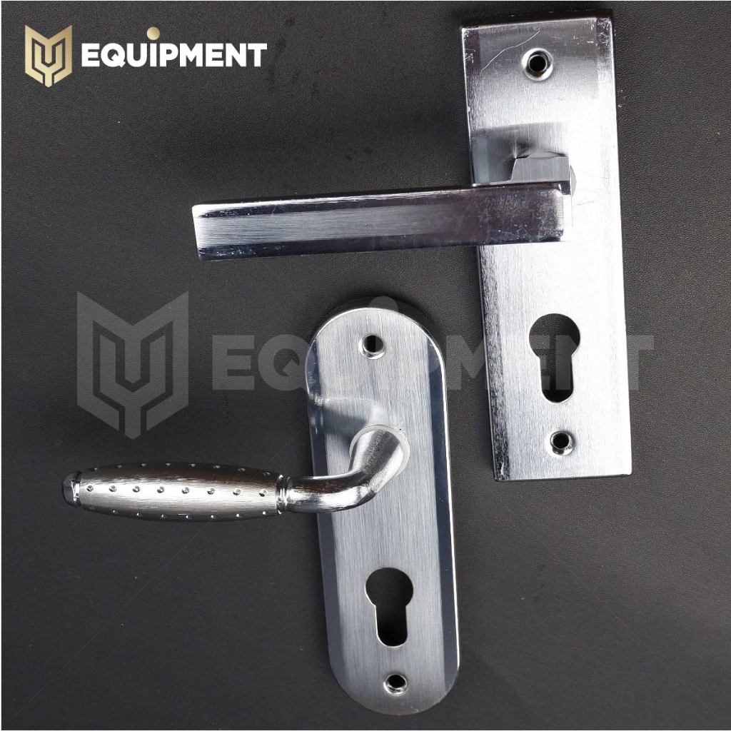 kunci pintu kecil silinder 15cm / gagang bulat round / gagang kotak / silver / anak kunci komputer /
