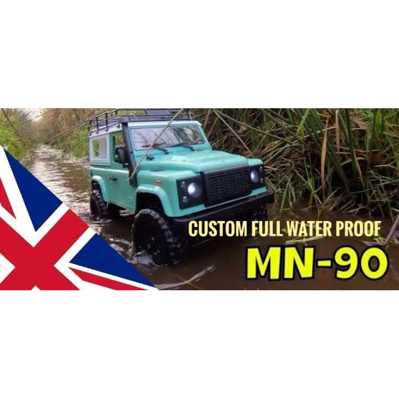 Rc defender propo mn90 custom full waterproof skala 1/12