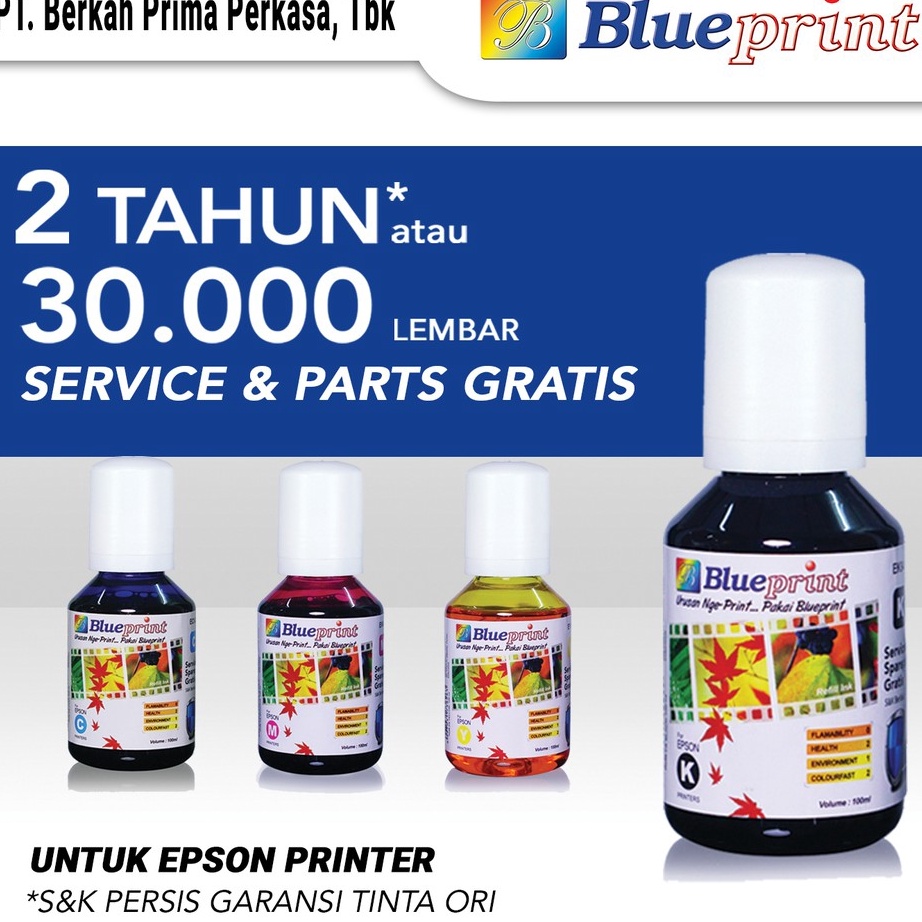 Best Terlaris Tinta Epson BLUEPRINT 003 For Printer Epson L1110 L3110 L3150 100ml - Varian Warna Bar