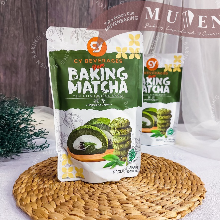 

CY BAKING MATCHA POWDER 100 GR / BUBUK MATCHA MURNI JEPANG Ready Stock