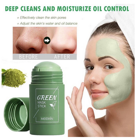 GREEN STICK MEIDIAN MASK / MASKER GREEN TEA