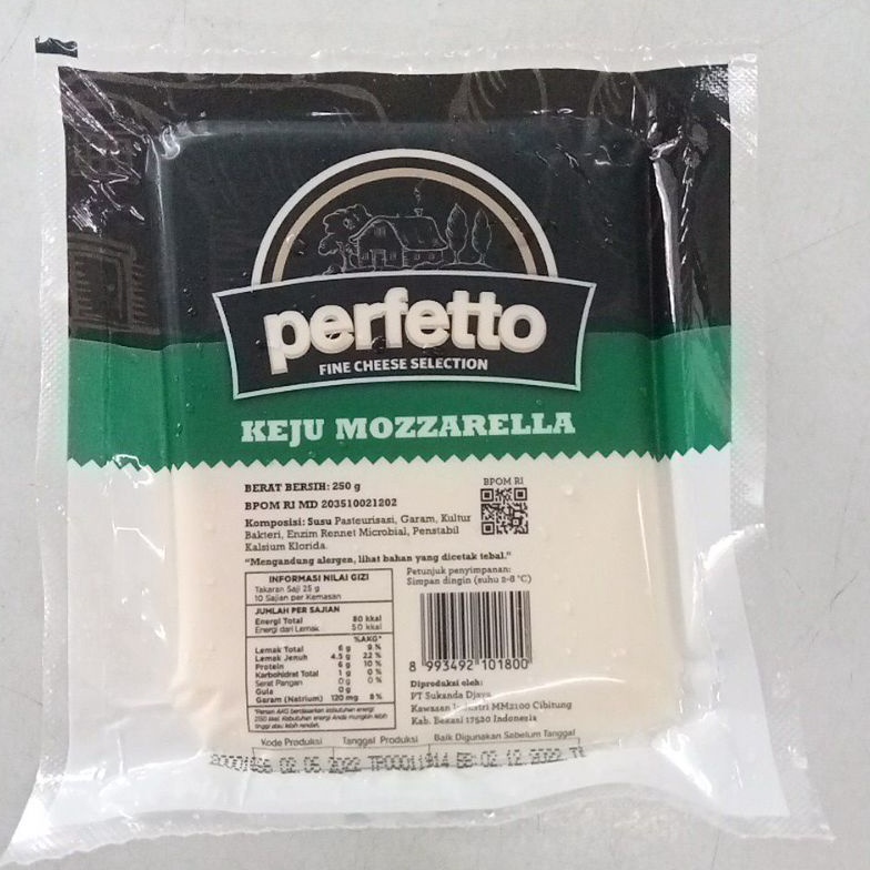 

Keju Mozarella PERFETTO 250 gr - Keju Enak lijbg