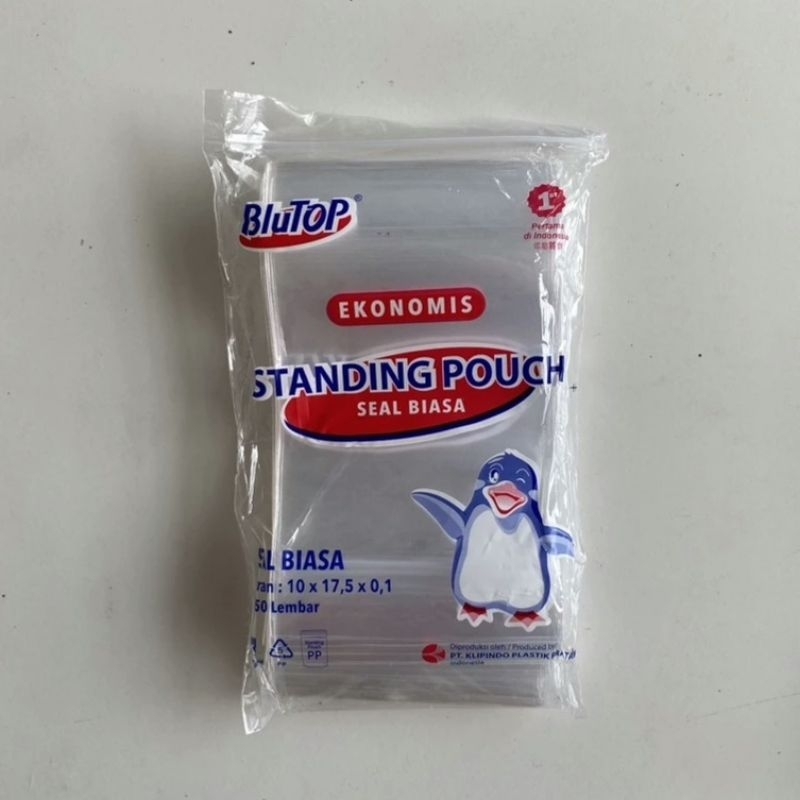 Standing Pouch 10x17cm | standing pouch seal lebar dan seal biasa | plastik klip ziplock