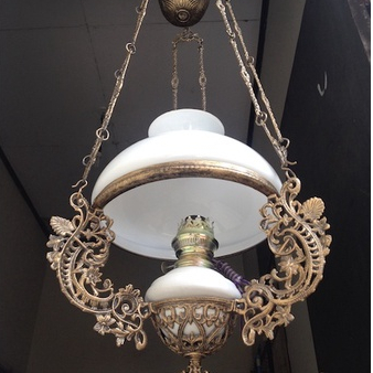 lampu gantung kerek jawa betawi lampu gantung betawi kuno ukuran 35 cm