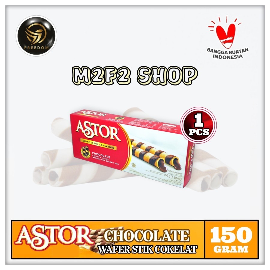 

ASTOR Wonderful Sensation Stick Chocolate | Wafer Stik Cokelat - 150 gr (Kemasan 1 Box)