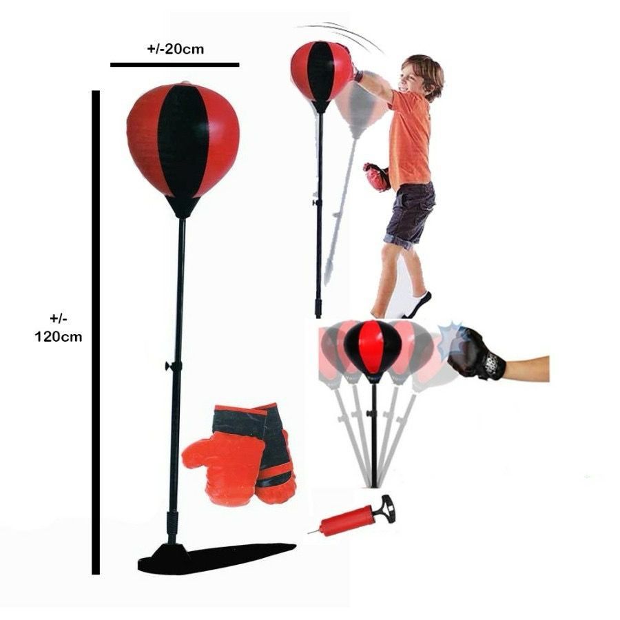 Mainan Anak Alat Latihan Tinju Boxing Samsak Tinju Boxing ChampionShip Mainan Anak Boxing Champion T