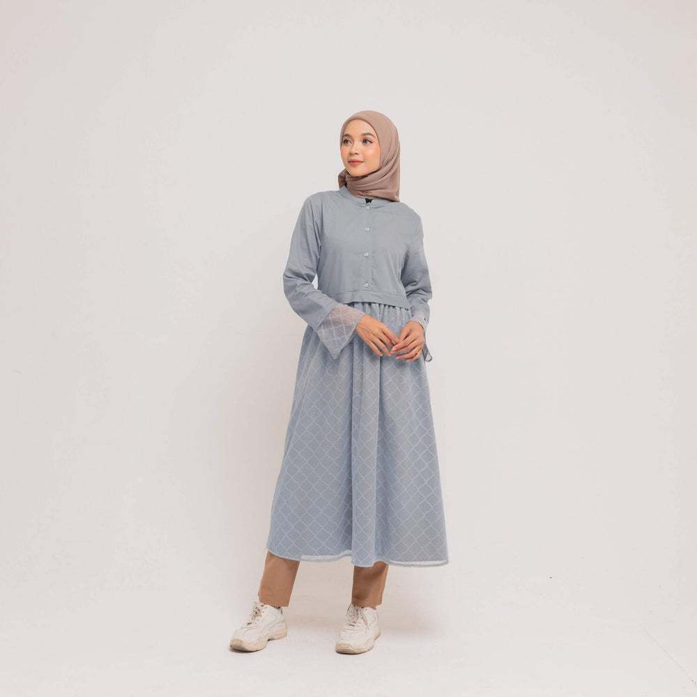 BAJU GAMIS TERBARU BUSUI GAMIS REMAJA M DRESS KATUN BELT DAUKY