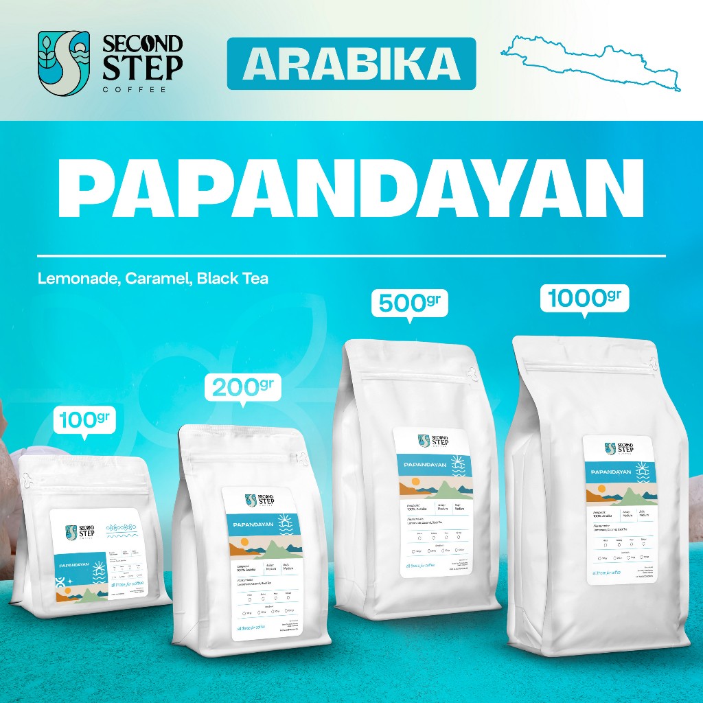 

Kopi Arabika Papandayan Jawa Barat Arabica Coffee Bean Biji Bubuk Asli