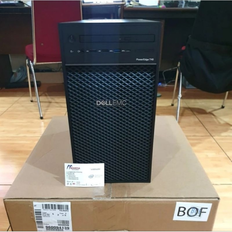 Server DELL T40 TOWER INTEL XEON E-2224G 4 CORE 16GB RAM DDR4 SSD 480GB 500GB 512GB SERVER UNBK NEW
