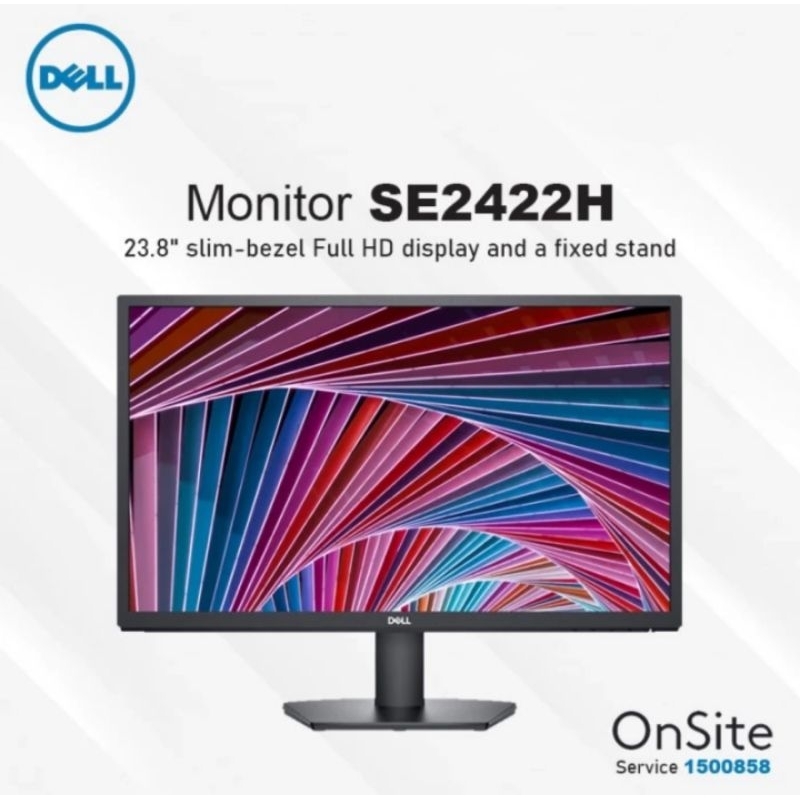 Dell Monitor 24 inch SE2422H 24in 24inch 24" 23.8inch HDMI VGA LCD LED