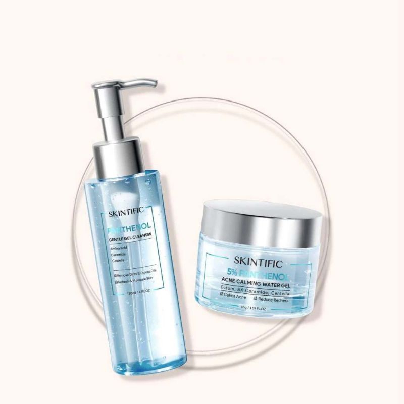 BPOM Skintific 5% Panthenol Acne Calming Water Gel 45g krim jerawat mengontrol minyak Anti Acne acne