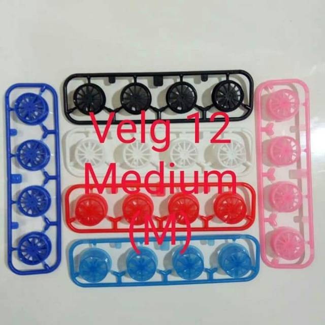 rep tamiya velg Medium 12 jari rep tamiya / VELG Tamiya 12 Fin MEDIUM M REP Wheel Mini 4WD 12 Spoke 