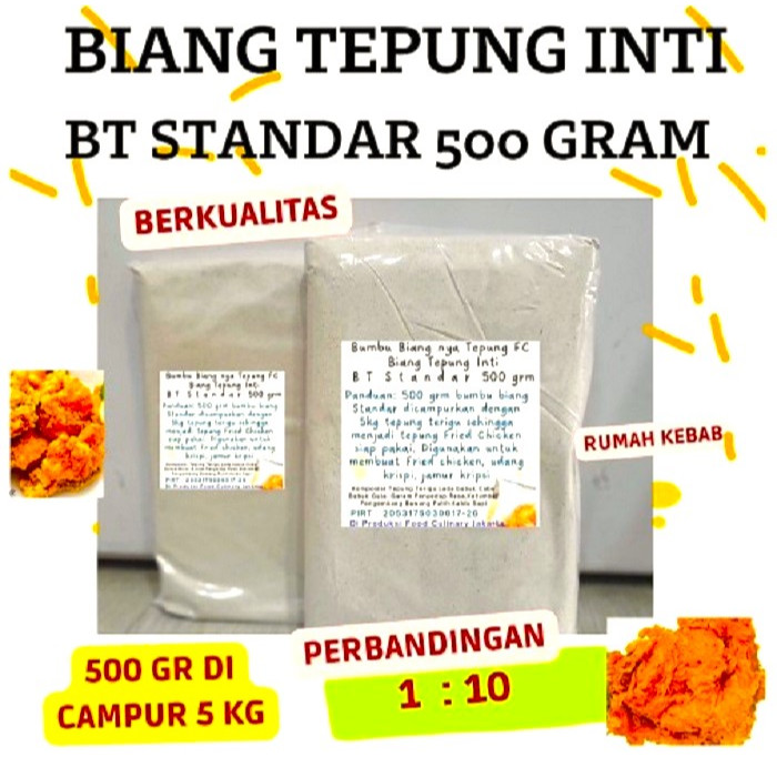 

Tepung Biang Fried Chicken BT Standar 500gr Bumbu Biang Ayam Kentucky Kfc Crispy