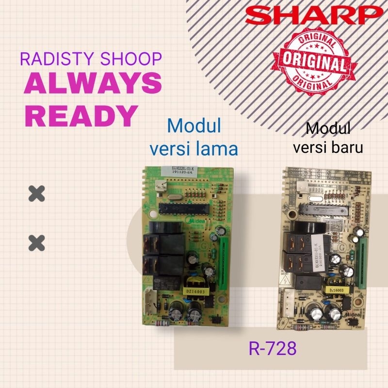 Modul PCB microwave sharp R-728(W)-IN R-735MT(K) Original
