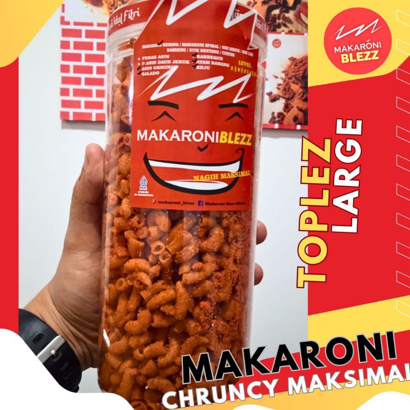 

Makaroni Kering PEDAS LEVEL Toples 500 GR