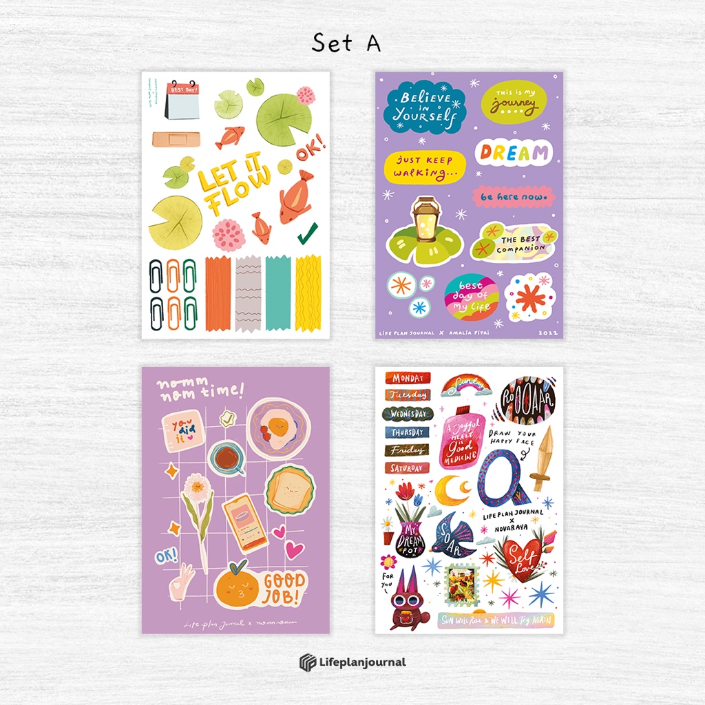 

Sticker journaling set ny LIFEPLANJOURNAL