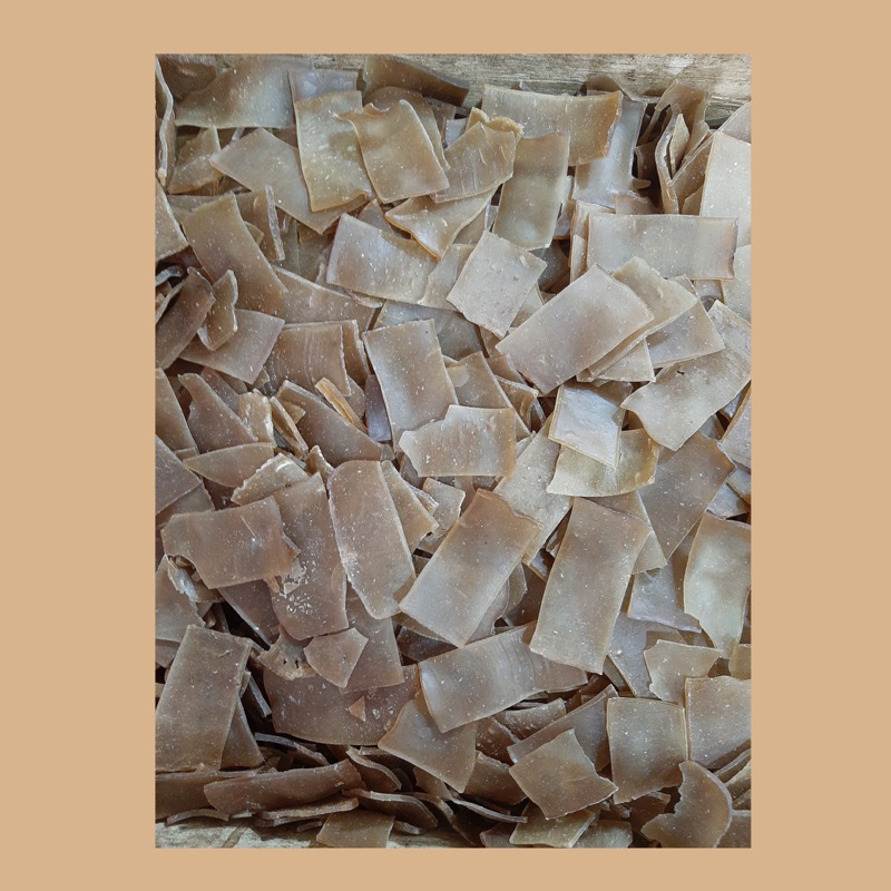 

Kerupuk kulit gendar / kerupuk coklat / kerupuk mentah