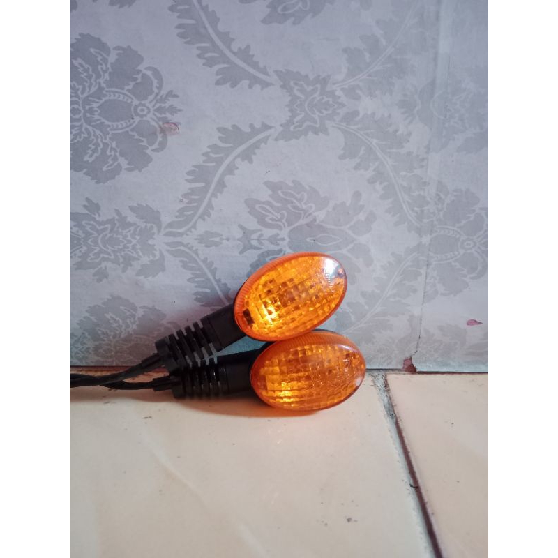 Lampu sen depan belakang kawasaki KLX ORIGINAL SECOND