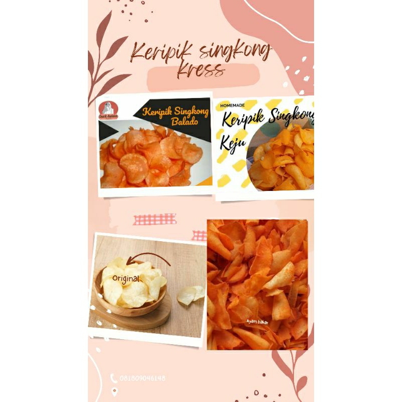 

keripik singkong kreess