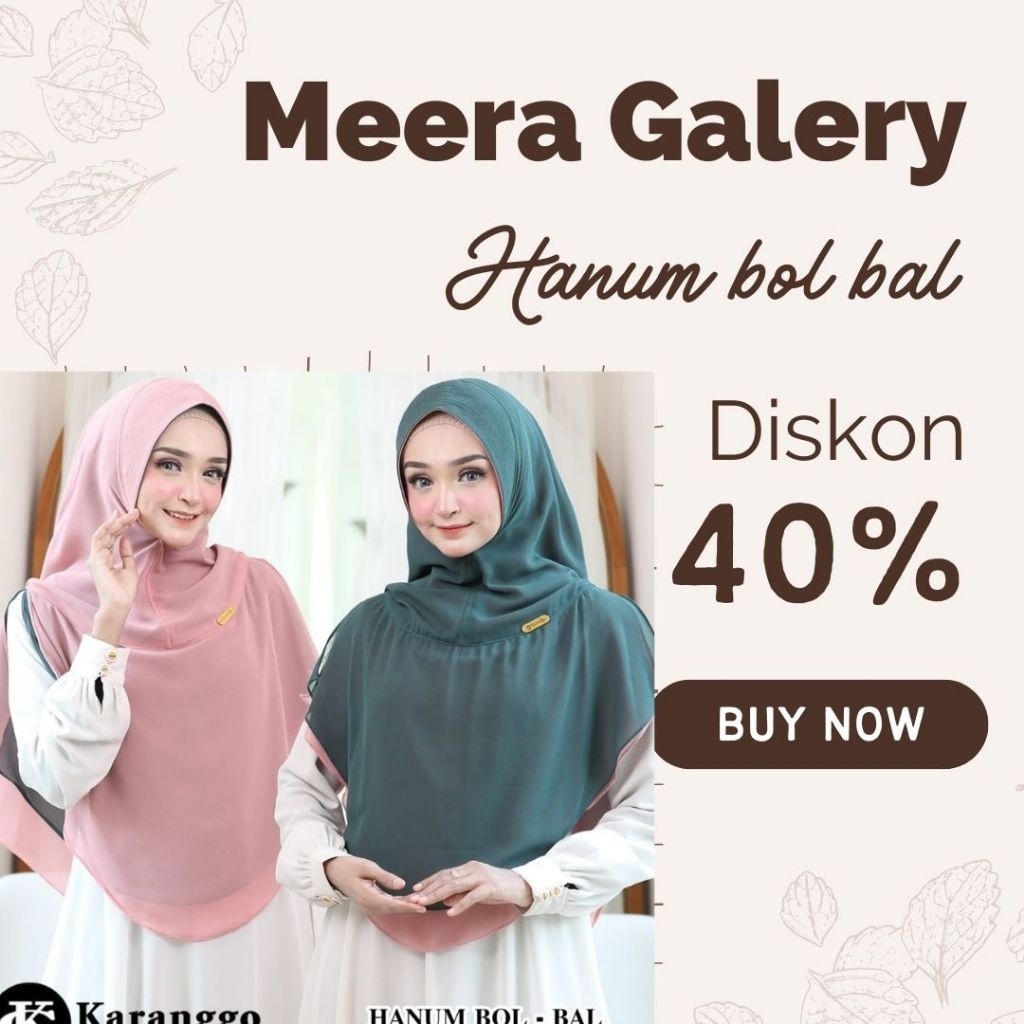 Hijab Instan BOLBAL bolak balik 2 warna Hanum Karanggo Kerudung muslim Jilbab Trand Kekinian Hijab T