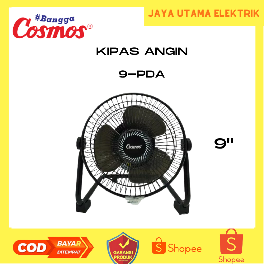 kipas duduk cosmos 9" PDA / kipas cosmos / kipas meja