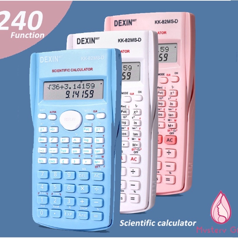 

[KODE M7AOM] Kalkulator Color Function Scientific Kalkulator 24 Fungsi Kalkulasi 3 Warna 1700 scientific calculator