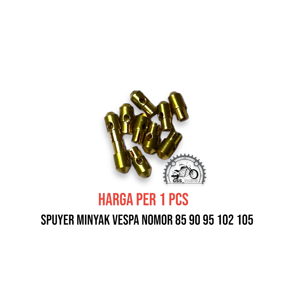 SPUYER BENSIN MINYAK VESPA UKURAN 85 90 95 102 105