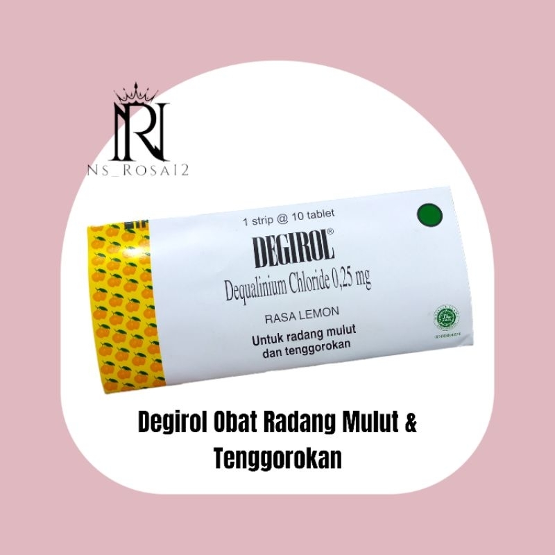 Degirol Tablet Hisab - Obat Radang Mulut dan Tenggorokan | Radang Tenggorokan