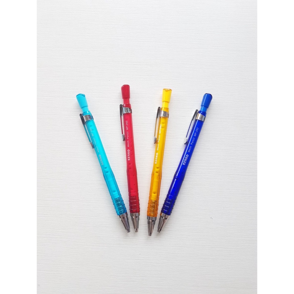 pensil mekanik kenko/ pensil mekanik 2.0mm/ pensil mekanik murah/ pensil mekanik warna-warni/ pensil mekanik