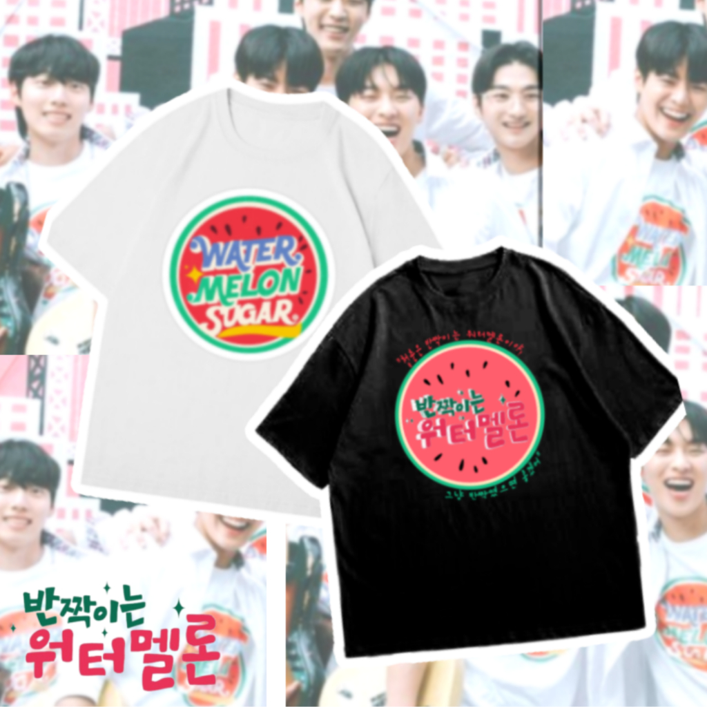 Kaos Watermelon Sugar Twinkling Watermelon Drama Korea Kaos Tebal Lengan Pendek