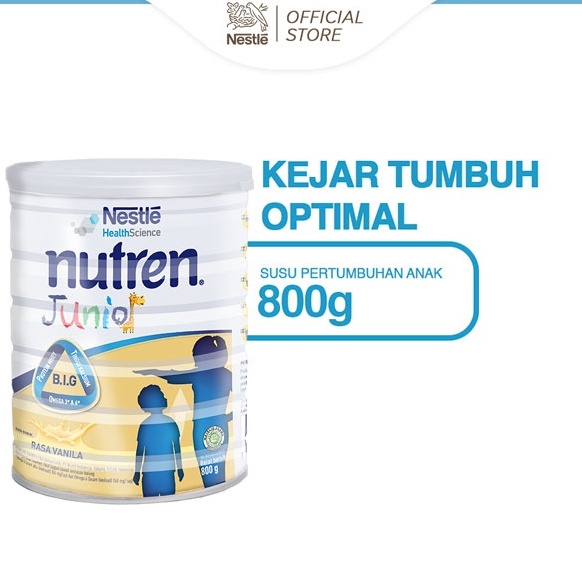 

FI48 NESTLE Nutren Junior Susu Pertumbuhan Vanila 1-10 tahun Kaleng 800g ek7cq