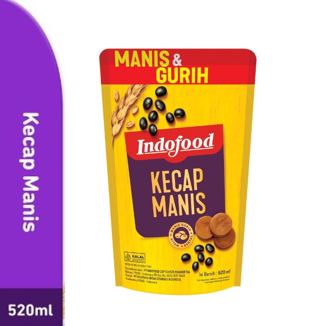 

[♧H26/] Kecap Indofood Manis 520 ML Pc GOGO Beli