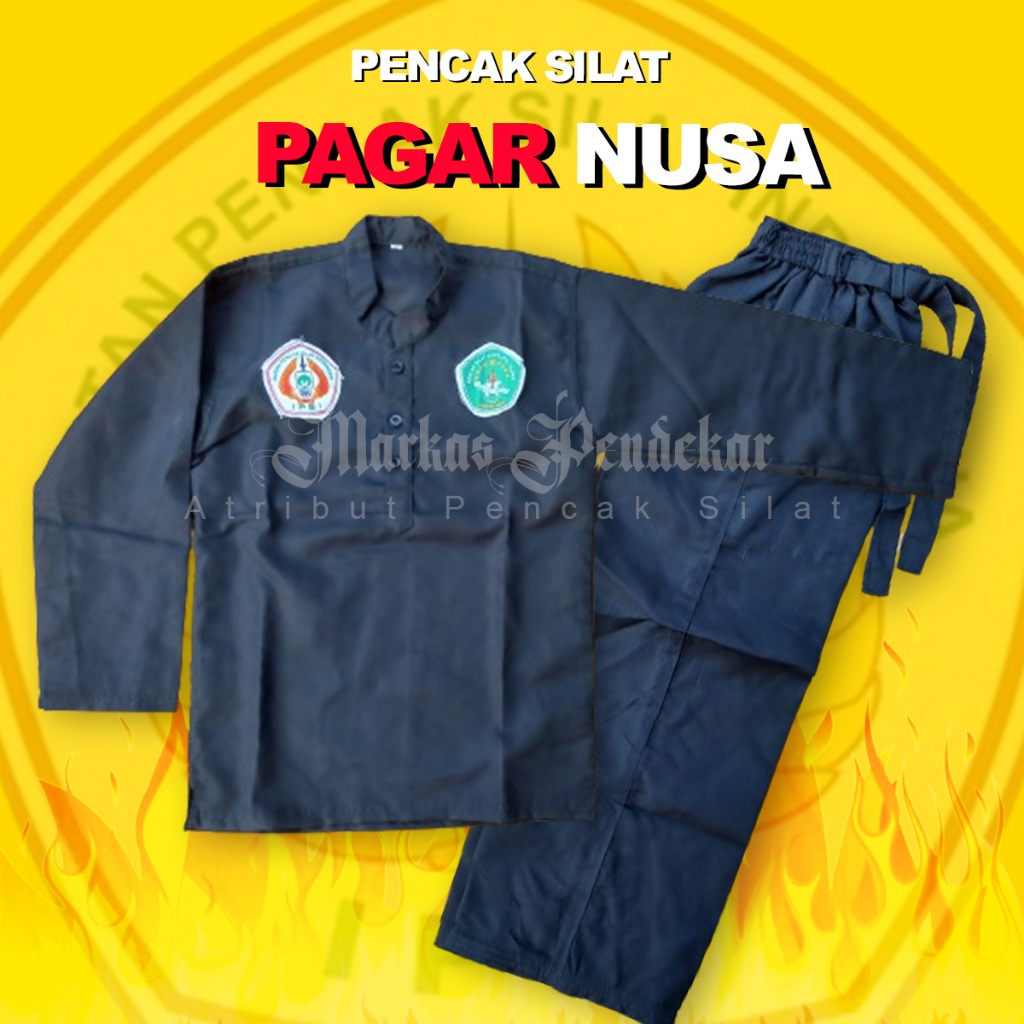 Sakral Pagar Nusa / Seragam Silat Pagar Nusa / Baju Pagar Nusa / Sakral Siswa Pagar Nusa