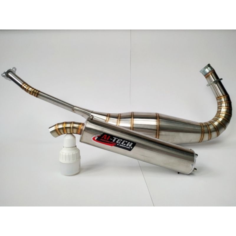 Knalpot Racing Ninja R RR SS Silencer Ai-tech stainles