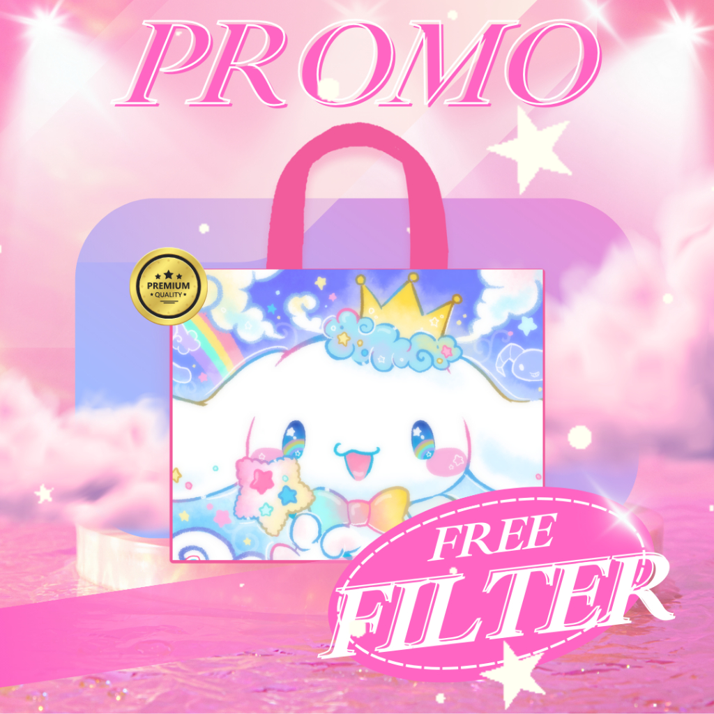

Tas Ulang Tahun Cinnamoroll Kuromi My Melody Hello Kitty