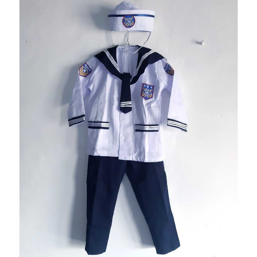 Ready Baju Profesi Anak Pelaut / Pelayaran / Baju Profesi Popaye Anak fashion