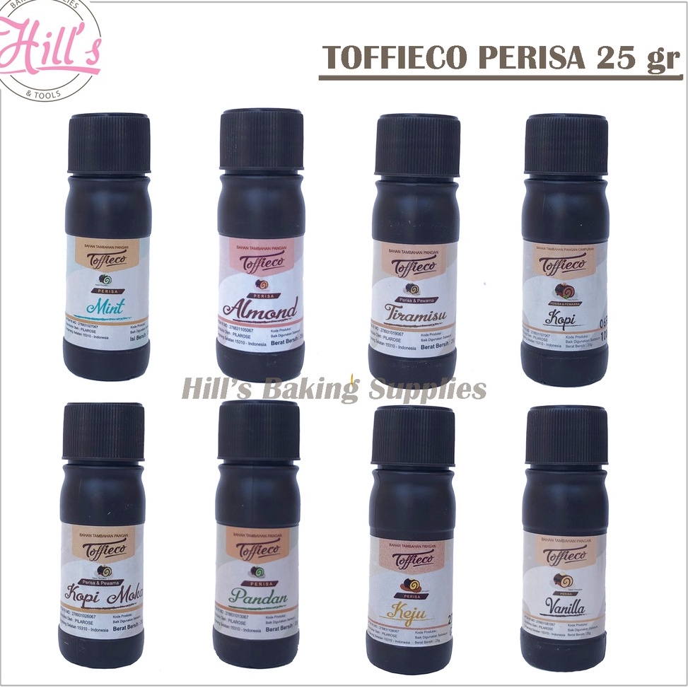 

Terb@tas PERISA TOFFIECO FLAVOUR 25 gr / PE KOPI PANDAN TIRAMISU KOPI MOKA KEJU VANILA MINT ALMOND TOFIECO TOFICO TOFIKO FLAVOR 25 ml Eleoen