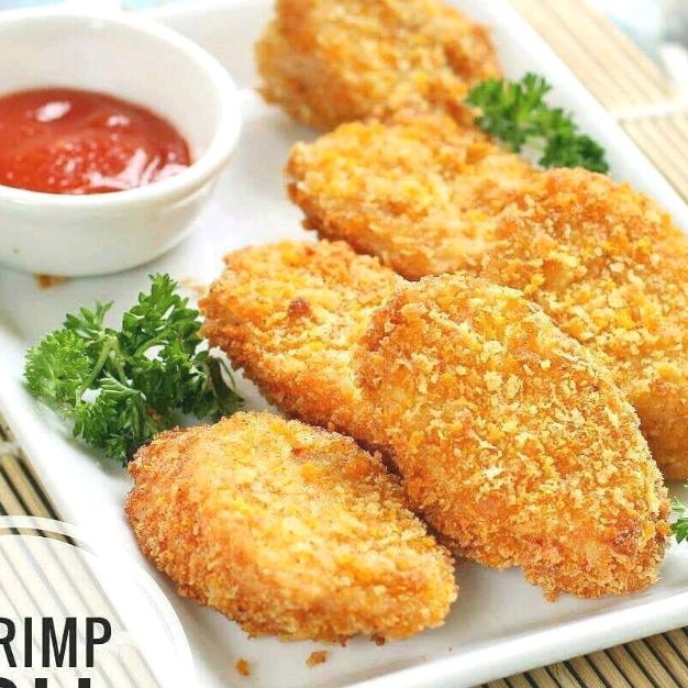

Shrimp Roll Nugget Bento Udang Homemade