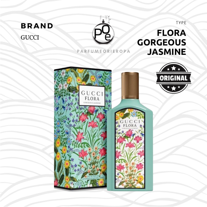 Parfum Wanita Gucci flora georgious jasmine women 100ml original FULL SIZE WITH BOX Parfume tahan la