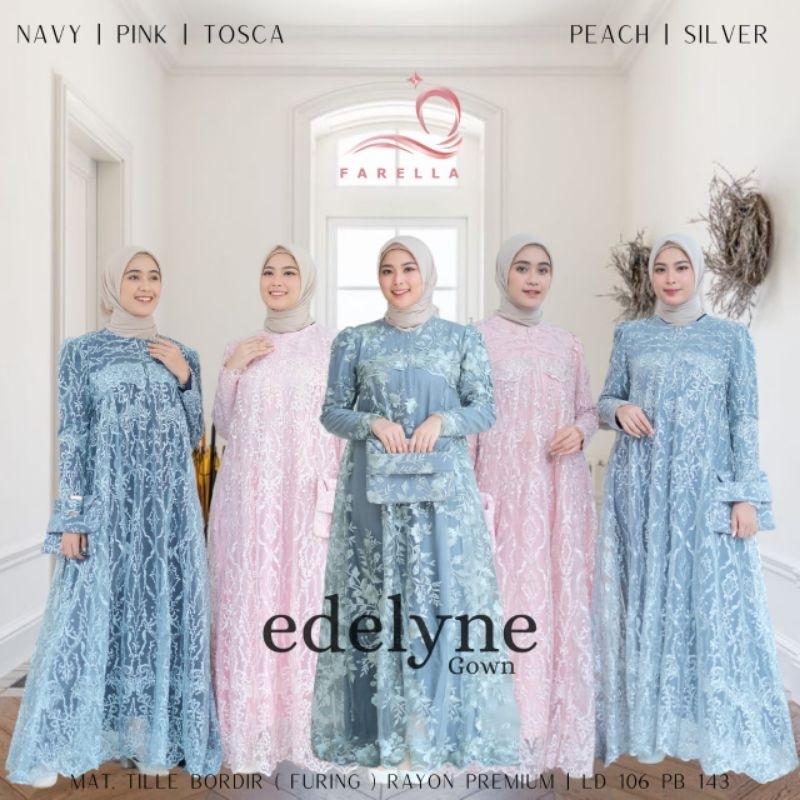 Gamis Muslim Remaja Terbaru Modern Mewah Elegan Halus