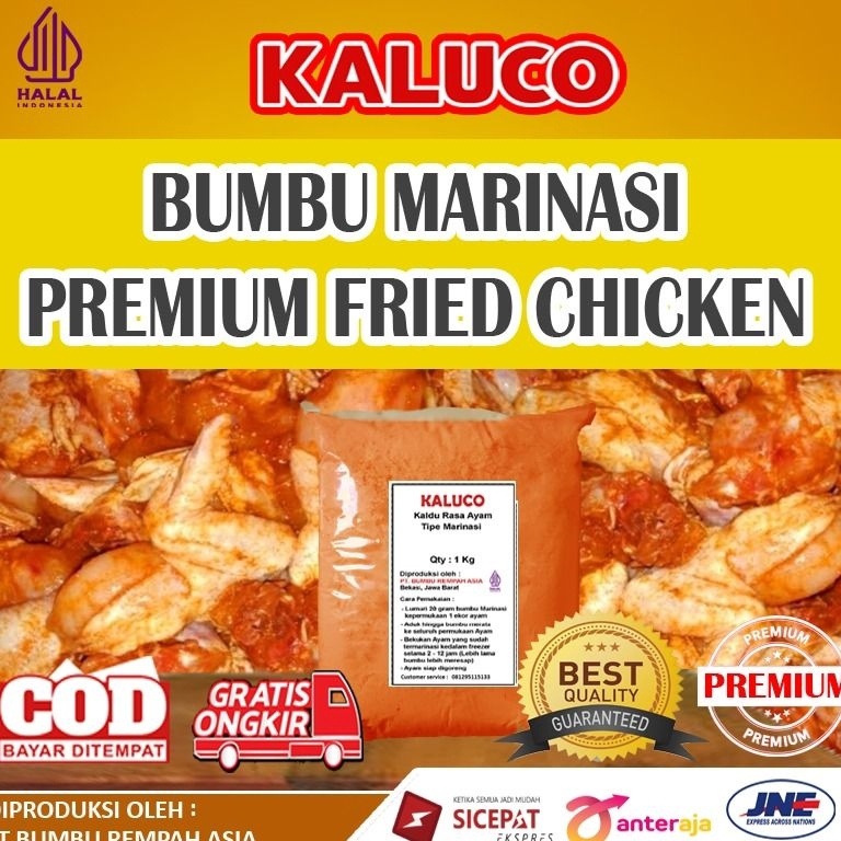 

[✱U50>] Bumbu Marinasi Ayam Fried Chicken Crispy Premium 1kg [60]