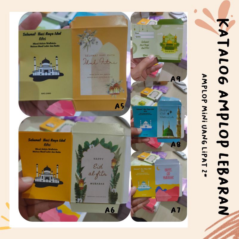 

Import ✨Terbaik✨ (isi 1000 lembar) Amplop Lebaran Lucu Mini Karakter Kartun Muslim Aesthethic snack profesi free plastik 