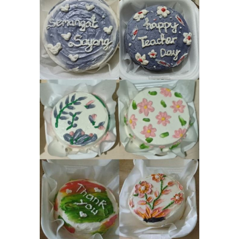 

cake Korean / mini bento tart
