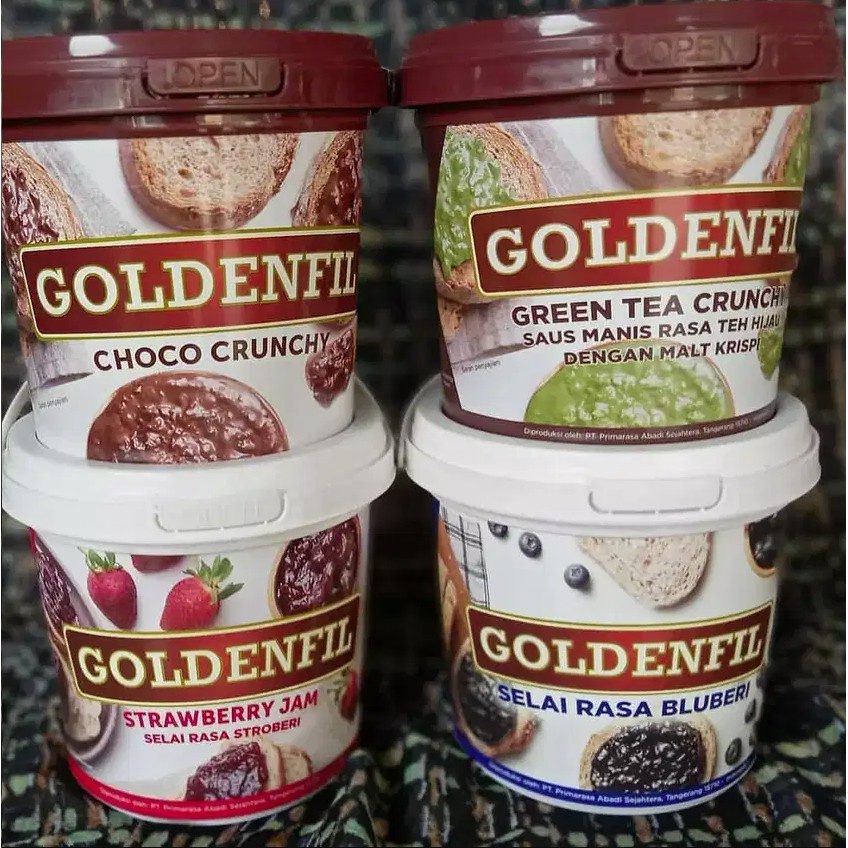 

Star 12.12 Selai Goldenfil 1 KG / Selai Coklat / Selai Viral / Topping Donat !!!