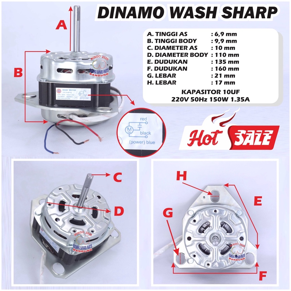 Terlaris Today DINAMO MESIN CUCI SHARP | MESIN PENCUCI MESIN CUCI SHARP | DINAMO WASH PENGGILAS MESIN CUCI SHARP | MOTOR WASHING SHARP murah